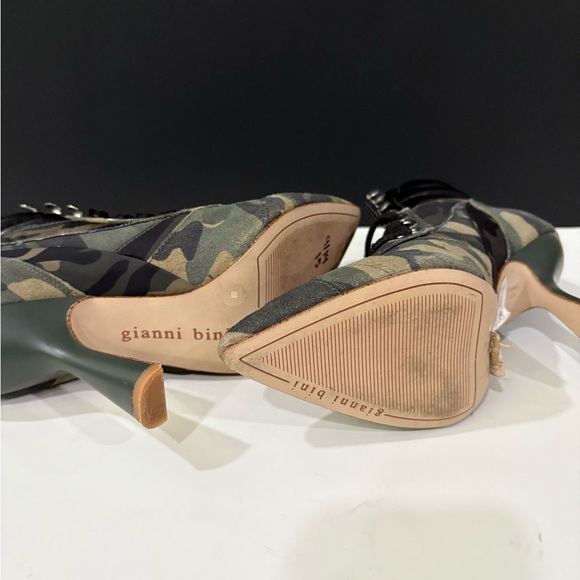 Gianni Bini Camo Heeled Ankle Boots - Picture 7 of 14